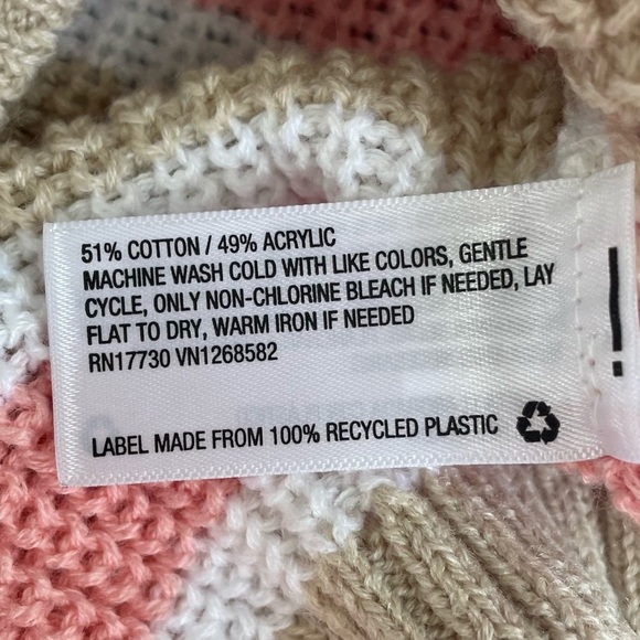 Wild Fable Striped Vneck sweater - Picture 5 of 6